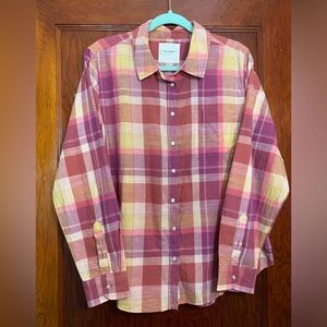 NWT Lucky 100% cotton button down